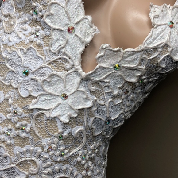 Jeweled lace midi - Picture 3 of 4